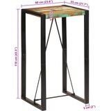  Barski stol 60 x 55 x 110 cm od masivnog obnovljenog drva | Eponuda.com