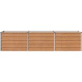  Povišeni vrtni krevet Drvena smeđa 240 x 40 x 55 cm | shoptok.hr