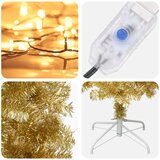  Umjetno vitko božićno drvce 180 cm 300 LED lampica Topla bijela | shoptok.hr