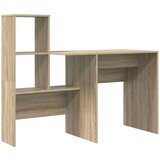 vidaXL Miza sonoma hrast 131.5 x 50 x 106.5 cm Konstruiran les | Shoptok.si