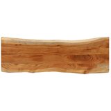 Stolna ploča 110x40x3,8 cm pravokutna od bagrema s živim rubom | shoptok.hr