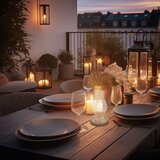 BRILO LED prigušiva spoljašnja punjiva stona lampa KANEA LED/1,5W/5V IP44 1200 mAh bež | Eponuda.com