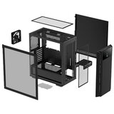 DeepCool Ohišje - CH510 MESH DIGITAL (z oknom, 1x12 cm ventilator, Mini-ITX / Mico-ATX / ATX / E-ATX, 1xUSB3.0) | Shoptok.si