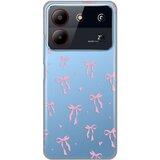  Torbica Silikonska Print Skin za ZTE Blade A54 Cute Bow | ePonuda.com