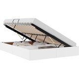  Otomanski krevet Čista bijela 140 x 200 cm Lažna koža | shoptok.hr