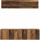 TV Jedinice Zidne 6 pcs Staro drvo Konstruirano drvo | shoptok.hr