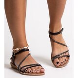 Gemre Black wedge sandals Ameera | Shoptok.si