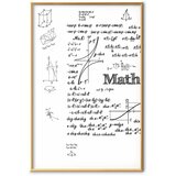  Plakat - Mathematics 60x90 Zlatni okvir | shoptok.hr