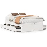Maison Chic Posteljni okvir - Dvoposteljna postelja - Zakonska postelja brez vzmetnice s predali 120x190 cm borovina-J12350, (21769892) | Shoptok.si