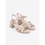 GOODIN Heeled sandals beige | shoptok.hr