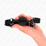 Kink Gag Full Silicone Black (4 Cm) | Shoptok.si