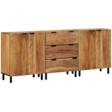  Set komoda 3 kom. 180 x 33 x 75 cm Čvrsto drvo akacije | shoptok.hr