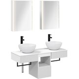  Set ormarića za kupaonicu 5 pcs Bijela 43 x 11,5 x 60,5 cm | shoptok.hr