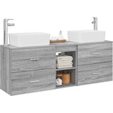  Set ormarića za kupaonicu 3 kom. Siva Sonoma 53 x 34,5 x 63 cm | shoptok.hr