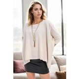 Dewberry 81734 Knitwear Womens Poncho-STONE Cijene