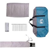 Šator s kupolom s krovom s pohranom Plava 505 x 450 x 248 cm | shoptok.hr