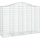  Lučne gabionske košare 7 kom 200x50x140/160cm pocinčano željezo | shoptok.hr