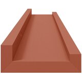  Polica na zidu 4 pcs Crvena 60 x 9 x 3 cm Konstruirano drvo | shoptok.hr