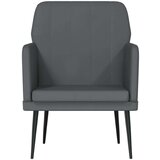  Fotelj siv 61x78x80 cm umetno usnje, (20929534) | Shoptok.si