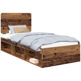  Okvir za krevet Staro drvo 90 x 190 cm Čvrsto borovo drvo | shoptok.hr
