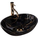 REA Bath Sofia Black Marble Shiny countertop umivalnik Cene