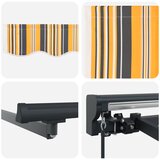  Okvir tende Žuta i Siva 400 × 300 cm Poliester s PU premazom | shoptok.hr