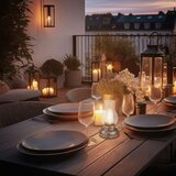 BRILO LED prigušiva spoljna punjiva stona lampa KANEA LED/1,5W/5V IP44 1200mAh u bronzanoj boji | Eponuda.com