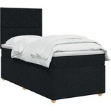  Boxspring krevet s madracem Crna 80 x 200 cm Tkanina | shoptok.hr