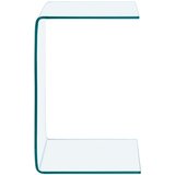 vidaXL bočni stolić 40 x 40 x 60 cm od kaljenog stakla | shoptok.hr