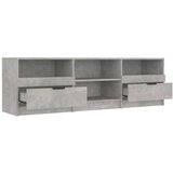 TV ormarić boja betona 150x33,5x45 cm od konstruiranog drva | shoptok.hr
