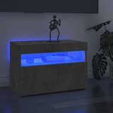 vidaXL TV ormarić s LED svjetlima siva boja betona 60x35x40 cm Cijene