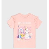 Sinsay Pamučna majica s printom Mini Smiley | shoptok.hr