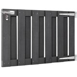 Vrtna vrata od WPC-a 100 x 60 cm siva | shoptok.hr
