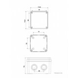 KUTIJA IP 65 MD9052 110X110X74 ABS | Eponuda.com