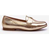 EVENTO Women's Flat Heel Loafers Gold Sylvaine | shoptok.hr