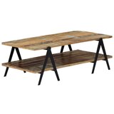vidaXL Klubska mizica 115x60x40 cm trden predelan les Cene