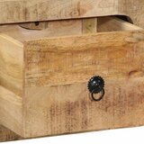  Zidni TV ormarić 100x32x25 cm puno drvo grubo mango | Eponuda.ba