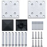  Set panela za ogradu smeđi 699x186 cm WPC | shoptok.hr