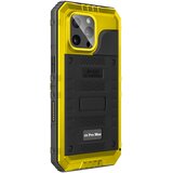 AVIZAR Ovitek za iPhone 16 Pro Max silikonski vodoodporen IP68 in odporen na udarce, Črna / Rumena, (5000189623) | Shoptok.si