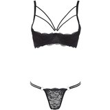 Cottelli naprsni naprsnik z naramnicami in tangicami (črna) - 80B/M | Shoptok.si