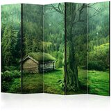  Paravan u 5 dijelova - Green seclusion II [Room Dividers] 225x172 Cijene