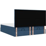  Ottoman krevet s madracima plavi 160x200 cm tkanina | shoptok.hr