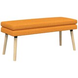  Klupa s dvostrukim slojem Tamno žuta 110 x 40 x 47 cm Tkanina | shoptok.hr