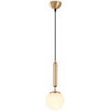 Opviq lights Viseča svetilka v zlati barvi s steklenim senčilom ø 15 cm King – Cene