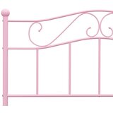  Okvir za krevet ružičasti metalni 120 x 200 cm | shoptok.hr