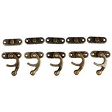  Kovinska zaponka bronasta 2,8 x 3,3 cm - 5 kosov | Shoptok.si
