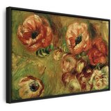  Slika - Pierre-Auguste Renoir – Les Anémones 90x60 U crnom drvenom okviru | shoptok.hr