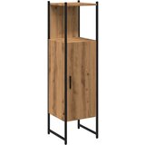 Maison Chic Kopalniška omarica - Kopalniški kabinet artisian hrast 33x33x120,5 cm inž. les, (21794643) | Shoptok.si