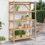 vidaXL Regal s 5 policami 100x40x150 cm bambus | Shoptok.si
