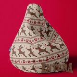  Lazy bag - Štrikani novododišnji dezen sa irvasima ( 105 ) Cene